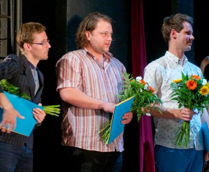Evald Schorm Prize with other finalists, May 2014